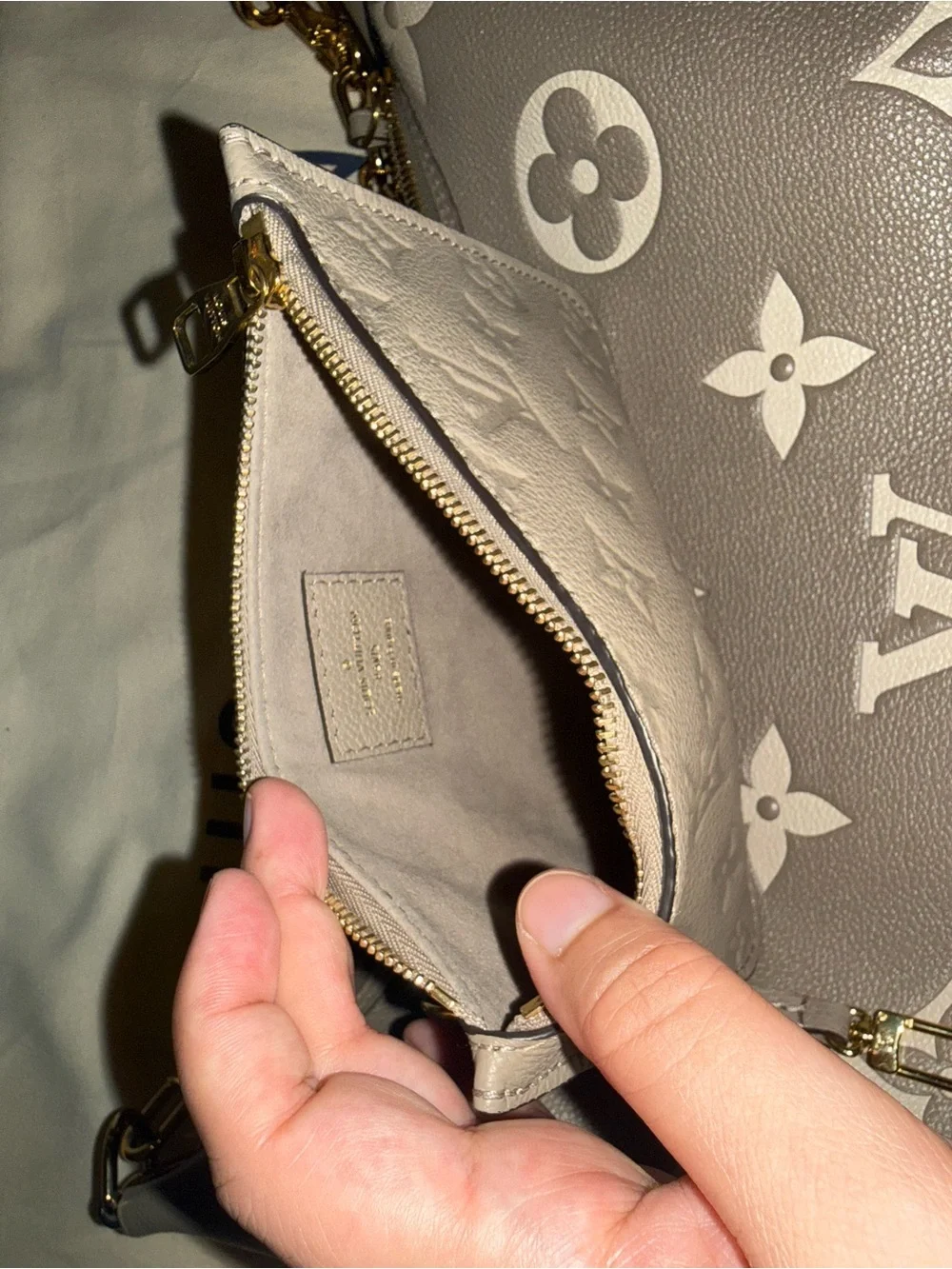 Louis Vuitton Hobo Loop Gray Bag